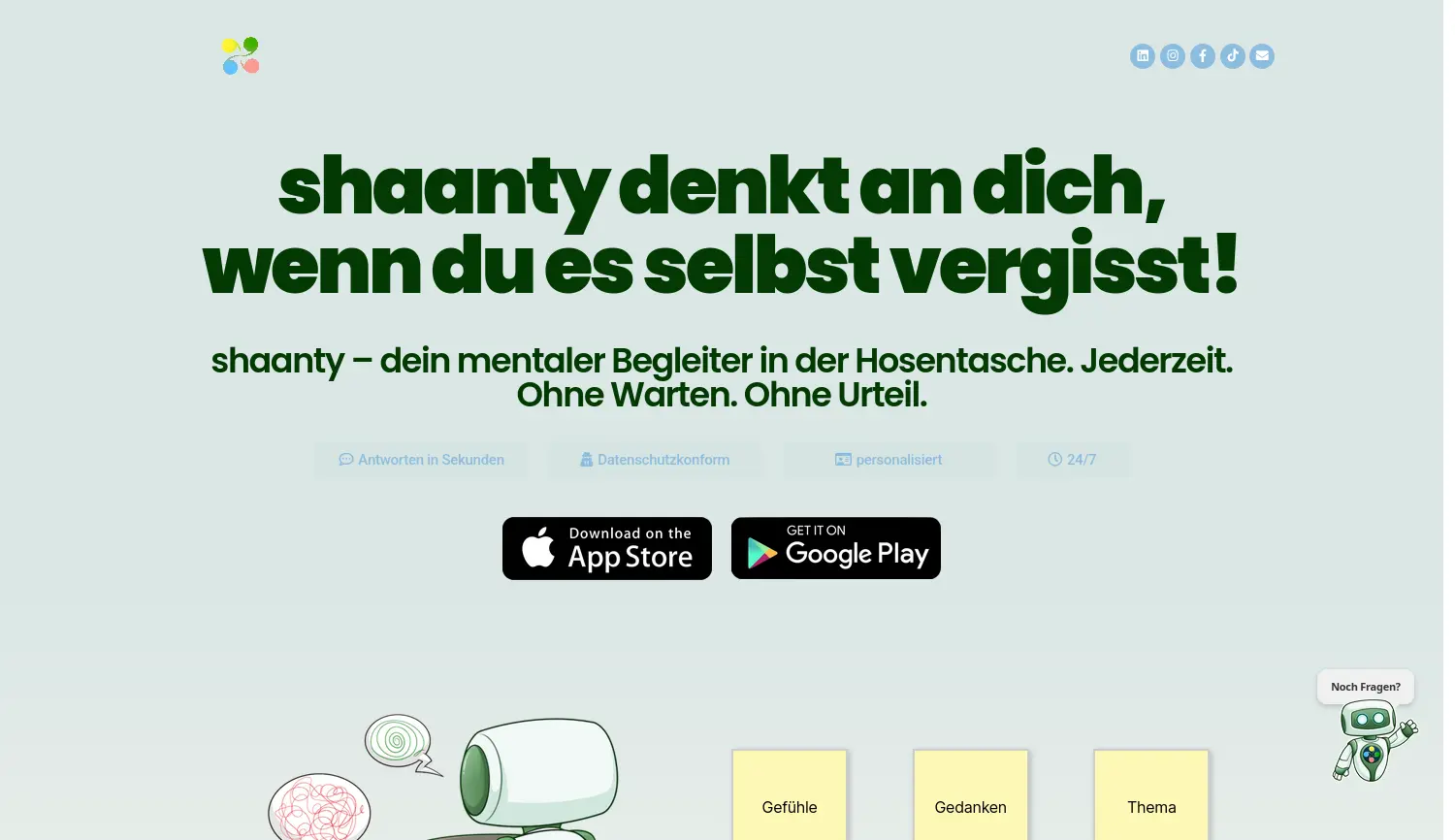 Website der Firma shaanty UG