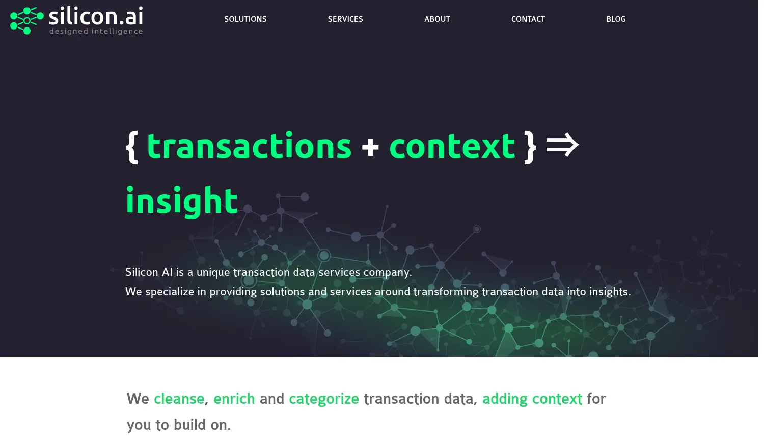 Website der Firma Silicon AI UG (haftungsbeschränkt)