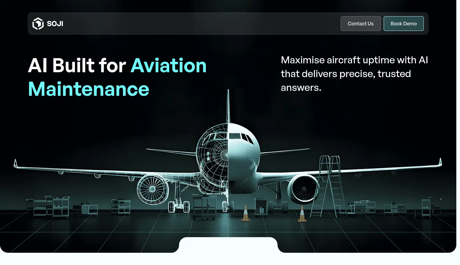 Website der Firma Soji AI