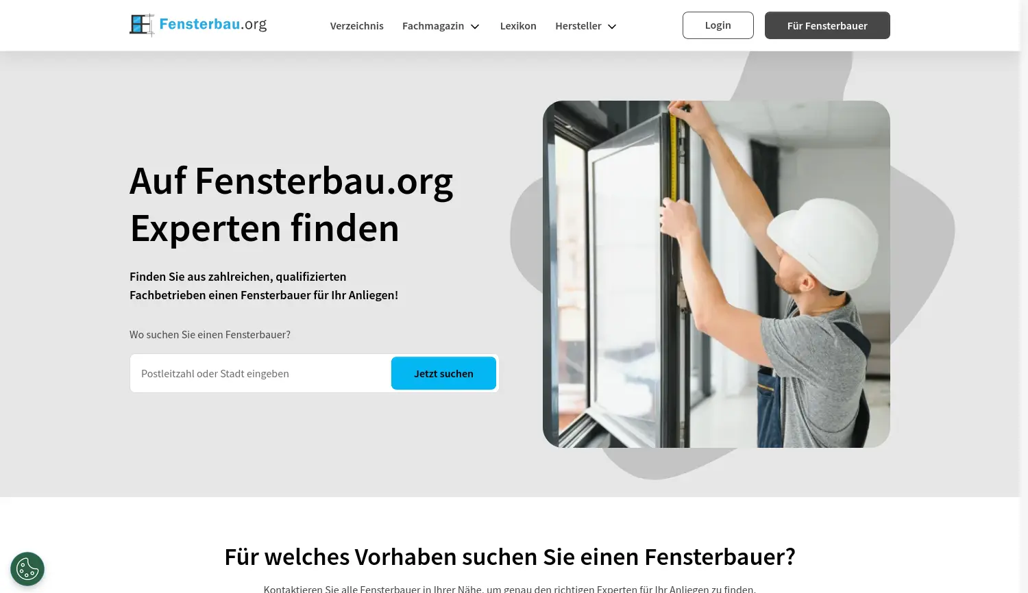 Website der Firma Vitraum