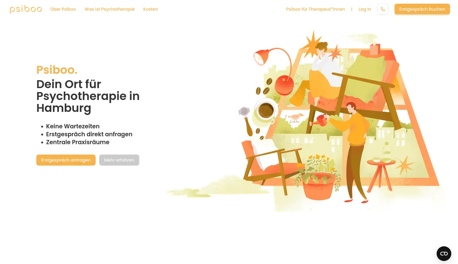 Website der Firma Zoomed-mind GmbH