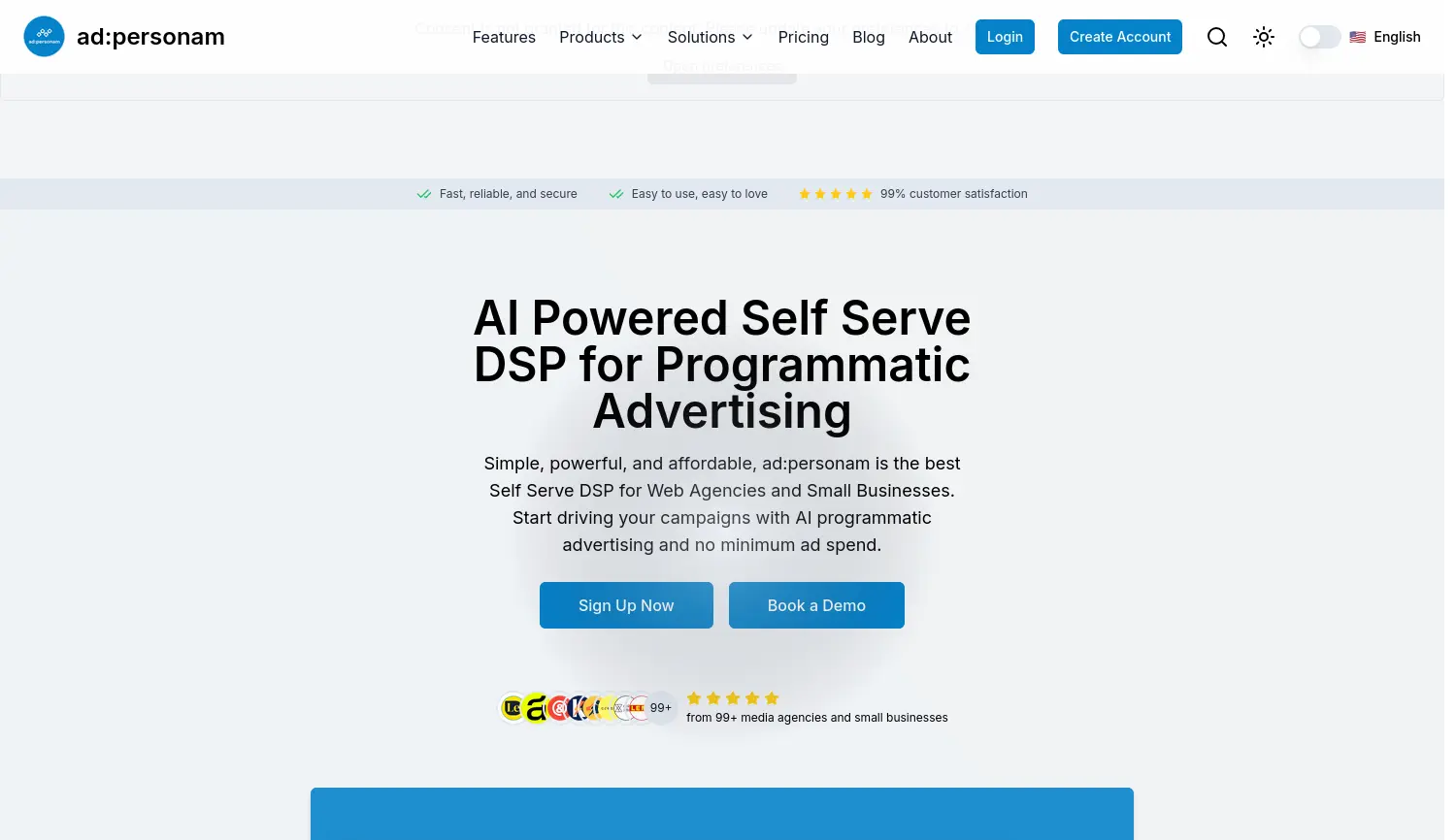 Website der Firma ad:personam GmbH