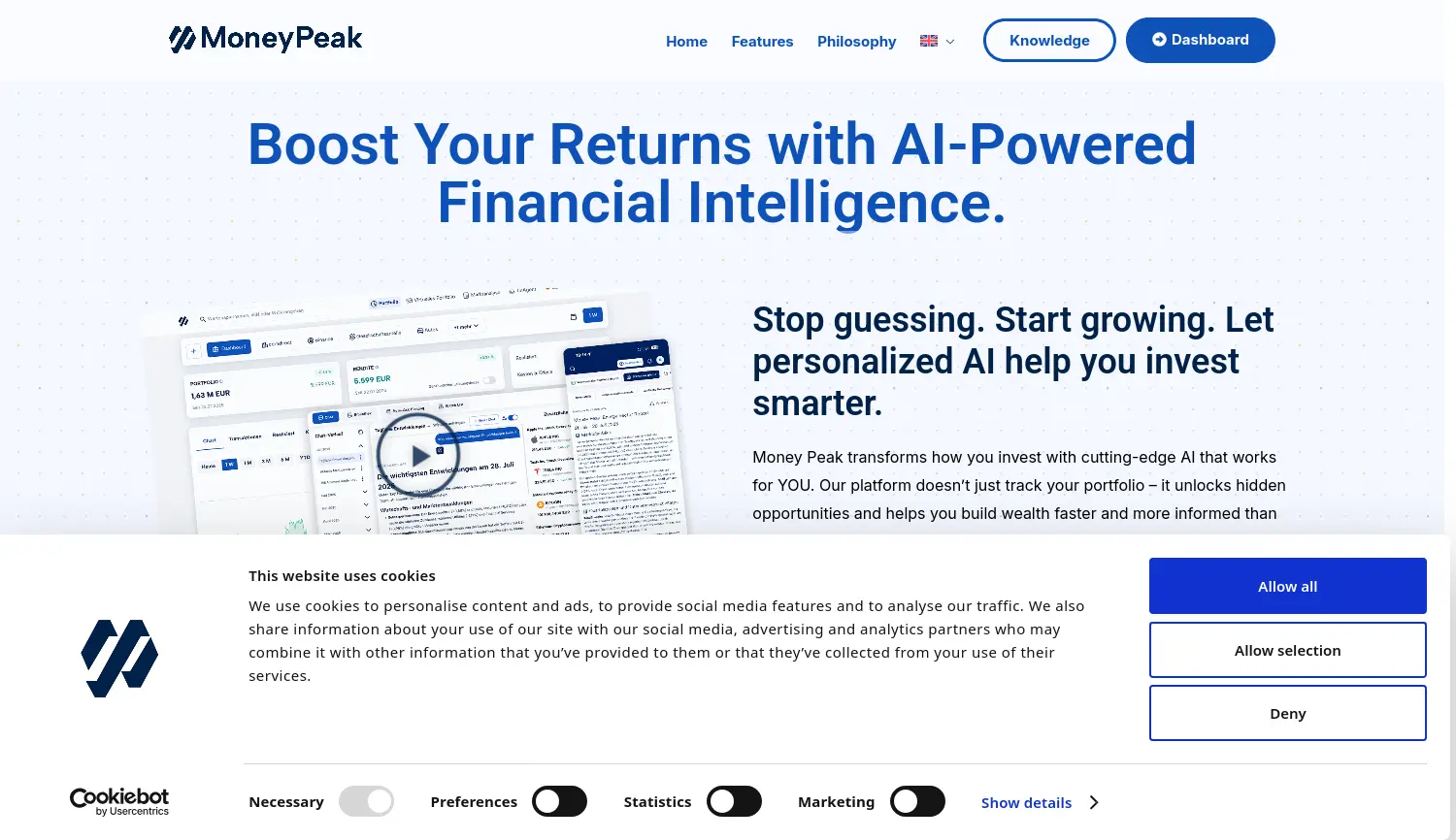 Website der Firma LCP GmbH