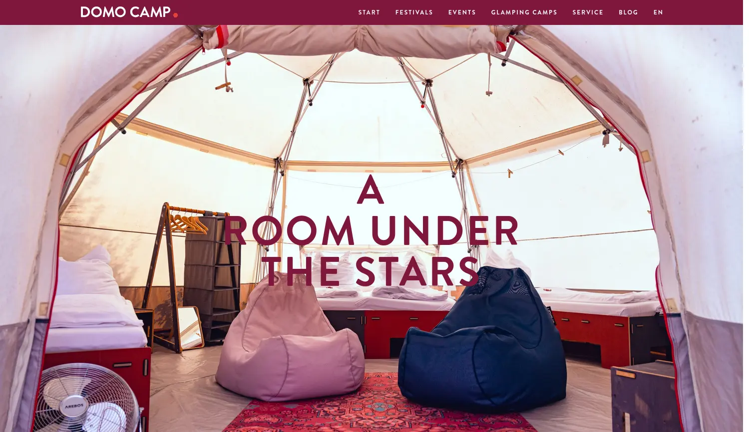 Website der Firma hejmo GmbH